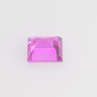 3.6x3.1-4.1x3.6 mm Natural Pink Sapphire Loose Gemstone Baguette Cut