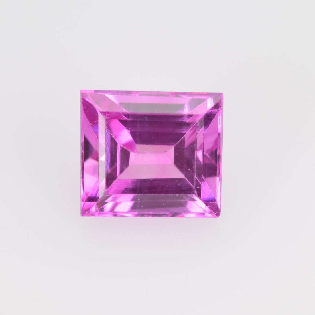 3.7x2.9-4.4-3.9 mm Natural Pink Sapphire Loose Gemstone Baguette Cut