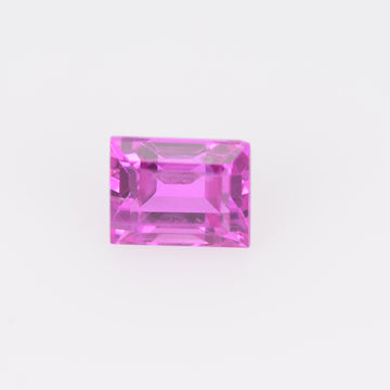 3.7x2.9-4.4-3.9 mm Natural Pink Sapphire Loose Gemstone Baguette Cut