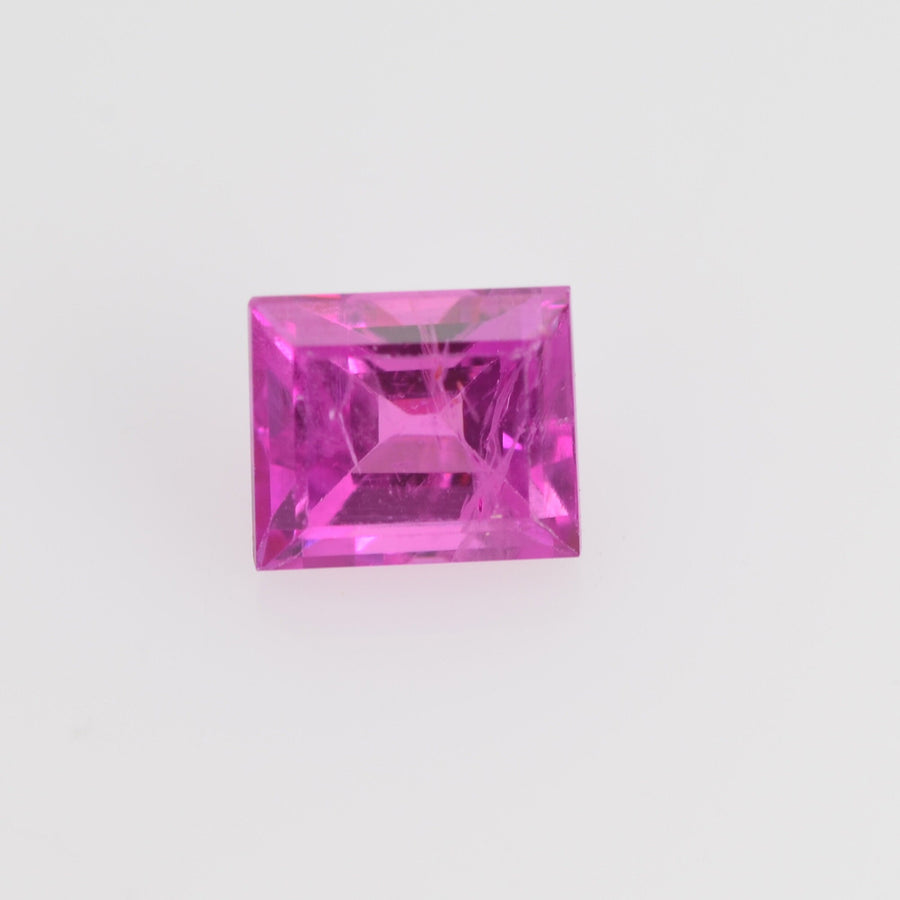 3.6x3.1-3.6x3.4 mm Natural Pink Sapphire Loose Gemstone Baguette Cut