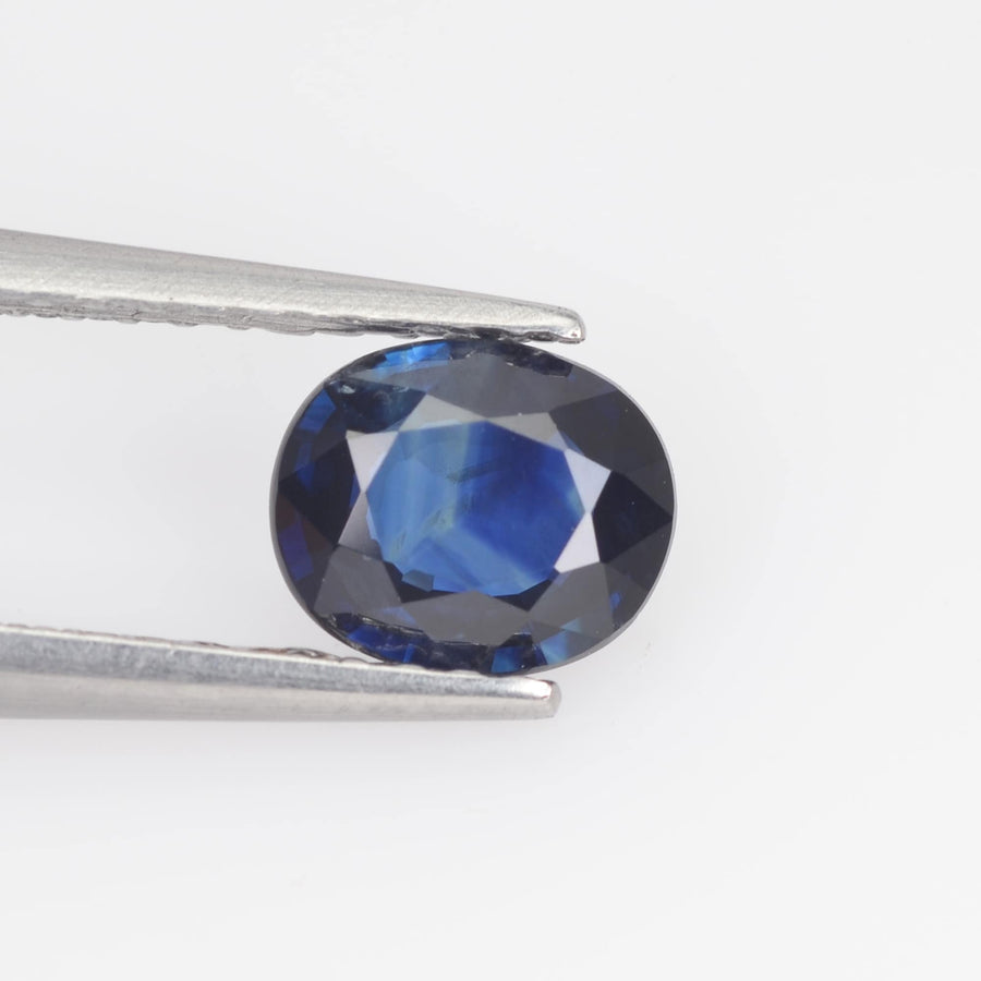 0.83-0.89 Cts Natural Blue Sapphire Loose Gemstone Oval Cut