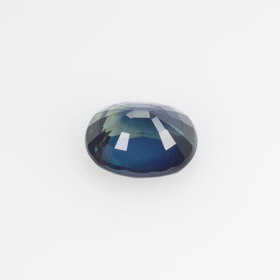 1.34 Cts Natural Teal Blue Sapphire Loose Gemstone Oval Cut