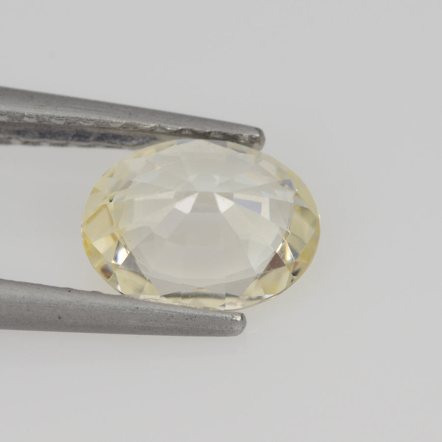 0.86 cts Natural Yellow Sapphire Loose Gemstone Oval Cut